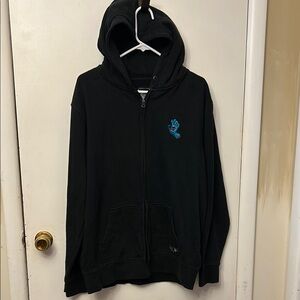 The Berrics Adult Hooded Sweatshirt Black Size Large